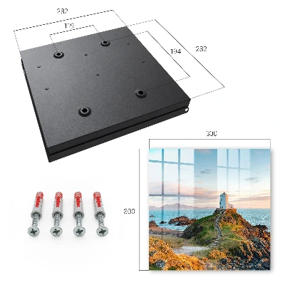 Lighthouse Key box for wall