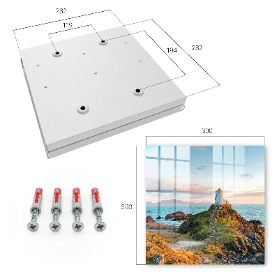 Lighthouse wall-mounted key box decorative storage cabinet for keys