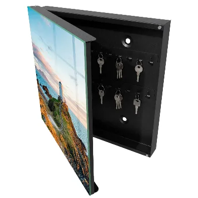 Lighthouse wall-mounted key box decorative storage cabinet for keys