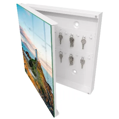 Lighthouse wall-mounted key box decorative storage cabinet for keys