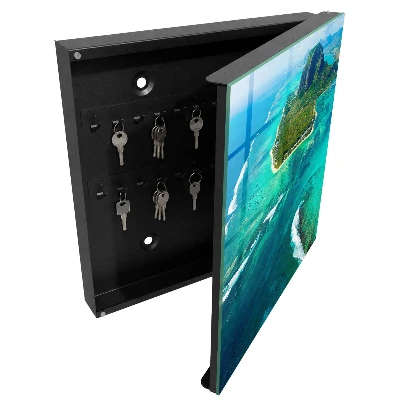 Tropical paradise Wall mounted key box