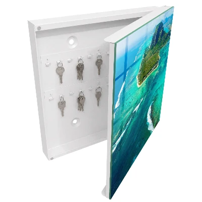 Tropical paradise Wall mounted key box