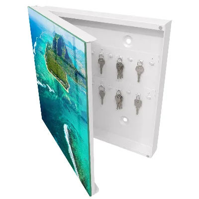 Tropical paradise Wall mounted key box