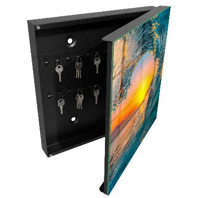 Sunset wave Key cabinet