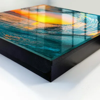 Sunset wave Key cabinet