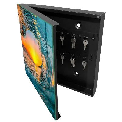 Sunset wave Key cabinet