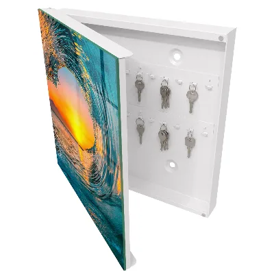 Sunset wave Key cabinet