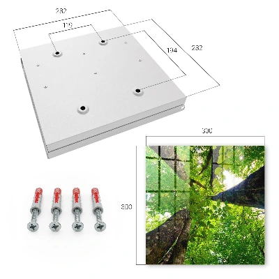 Forest sky Key box for wall