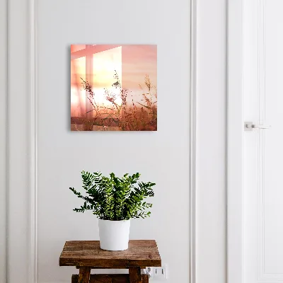 Grass at dawn Wall mounted key box