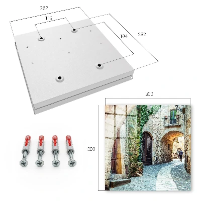 Historic alley Key box for wall