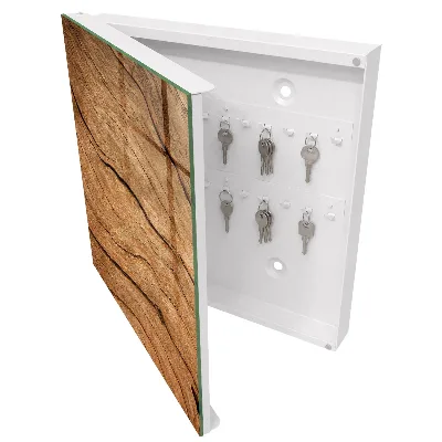 Wood texture Wall mounted key box