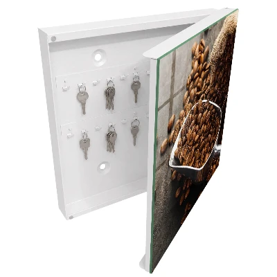 Coffee beans Key box for wall