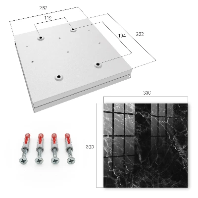 Marble depth Wall mounted key box