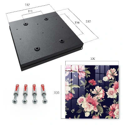 Romantic flowers Key cabinet