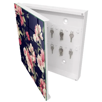 Romantic flowers Key cabinet
