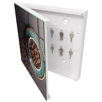 Coffee beans Key box for wall