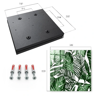 Botanical patterns Wall mounted key box