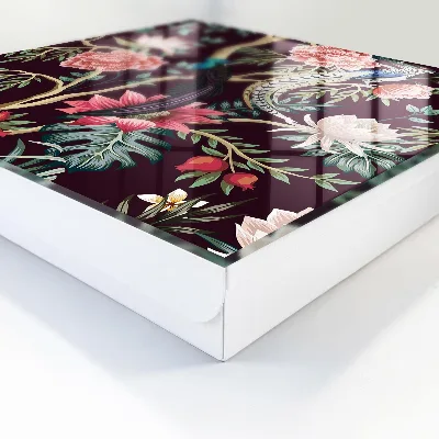 Flowers and birds Key cabinet