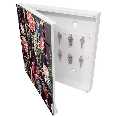 Flowers and birds Key cabinet