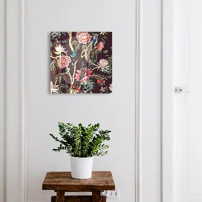 Flowers and birds Key cabinet