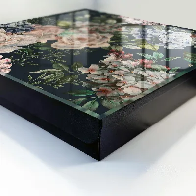Floral pattern Key box for wall