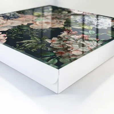Floral pattern Key box for wall