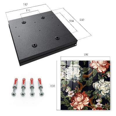 Flowers of nature Key cabinet