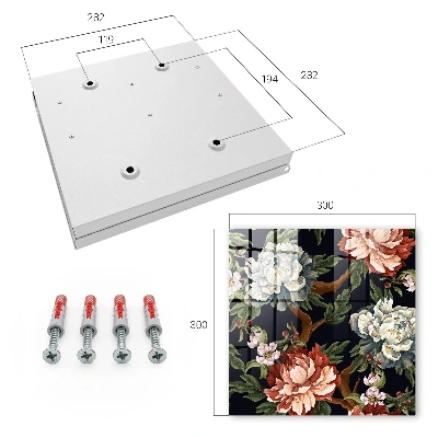 Flowers of nature Key cabinet