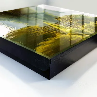 Green landscape Key box for wall