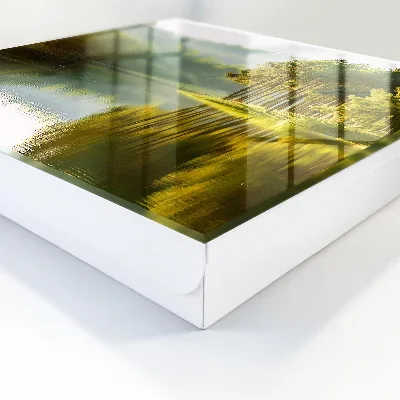 Green landscape Key box for wall