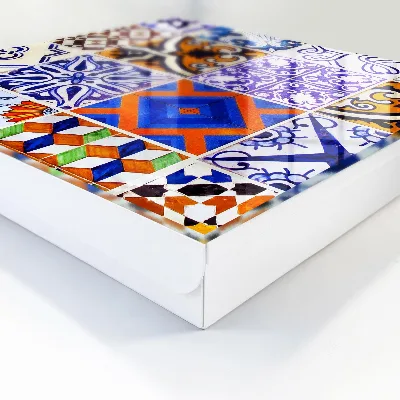 Colorful tiles Wall mounted key box