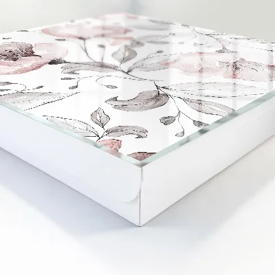 Key cabinet with romantic pattern