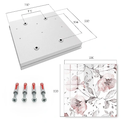 Romantic pattern Key cabinet