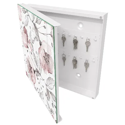 Key cabinet with romantic pattern