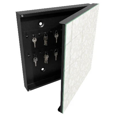 Floral pattern Key box for wall