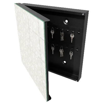 Floral pattern Key box for wall