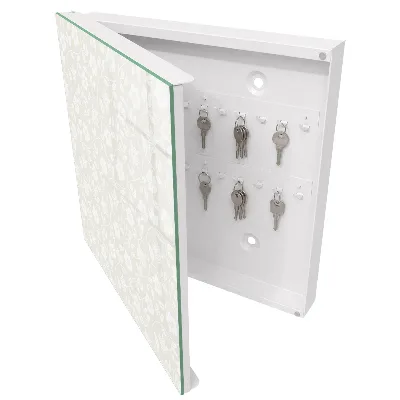 Floral pattern Key box for wall