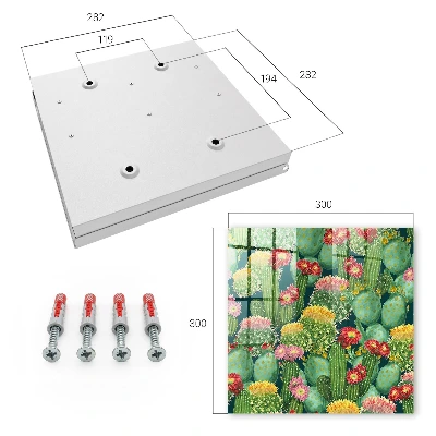 Colorful garden Wall mounted key box