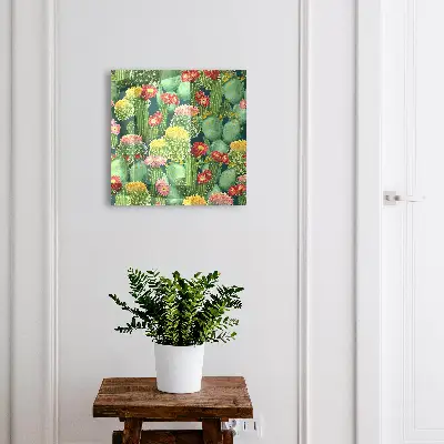 Wall-mounted key box colorful garden design