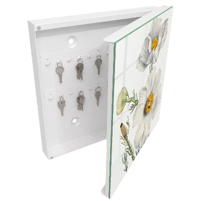 Flowers nature Wall mounted key box