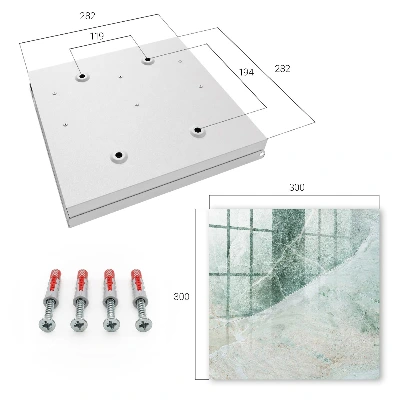 Marble elegance Key box for wall