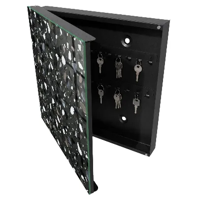 Stylish mosaic Wall mounted key box