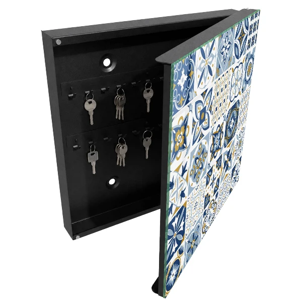 Colorful tiles Key box for wall