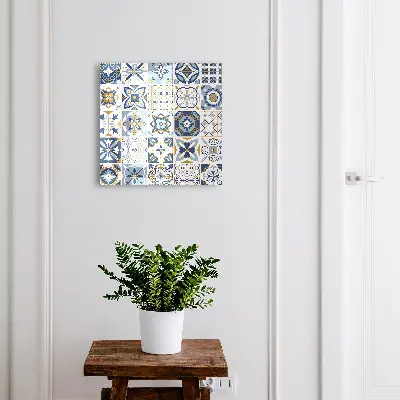Colorful tiles Key box for wall