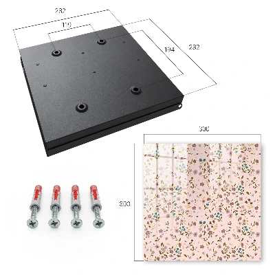 Floral pattern Key box for wall