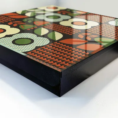 Cheerful flowers Wall mounted key box