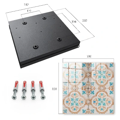 Tile pattern Key cabinet