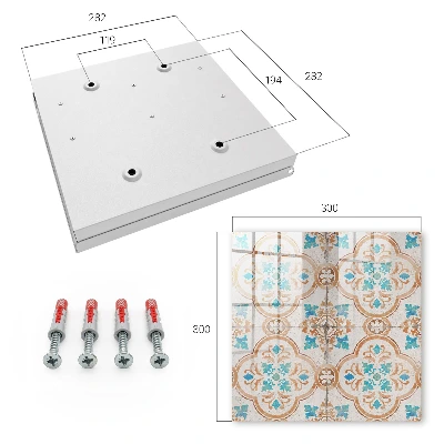 Tile pattern Key cabinet