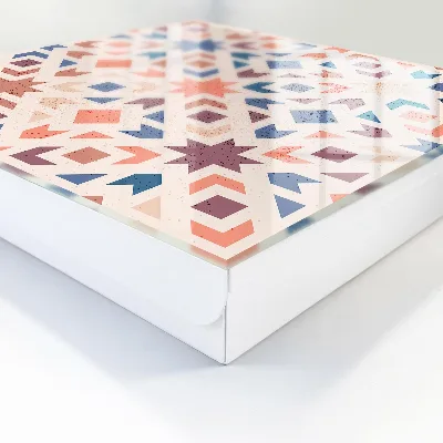 Wall-mounted key box geometric pattern design