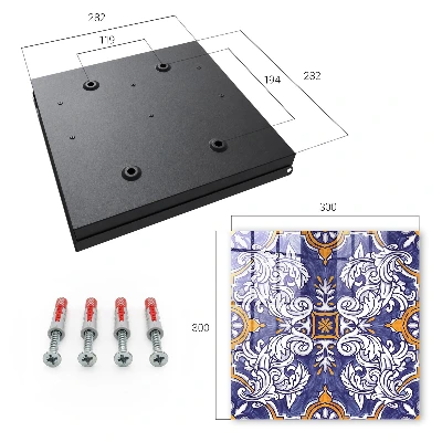 Plant ornament Wall mounted key box